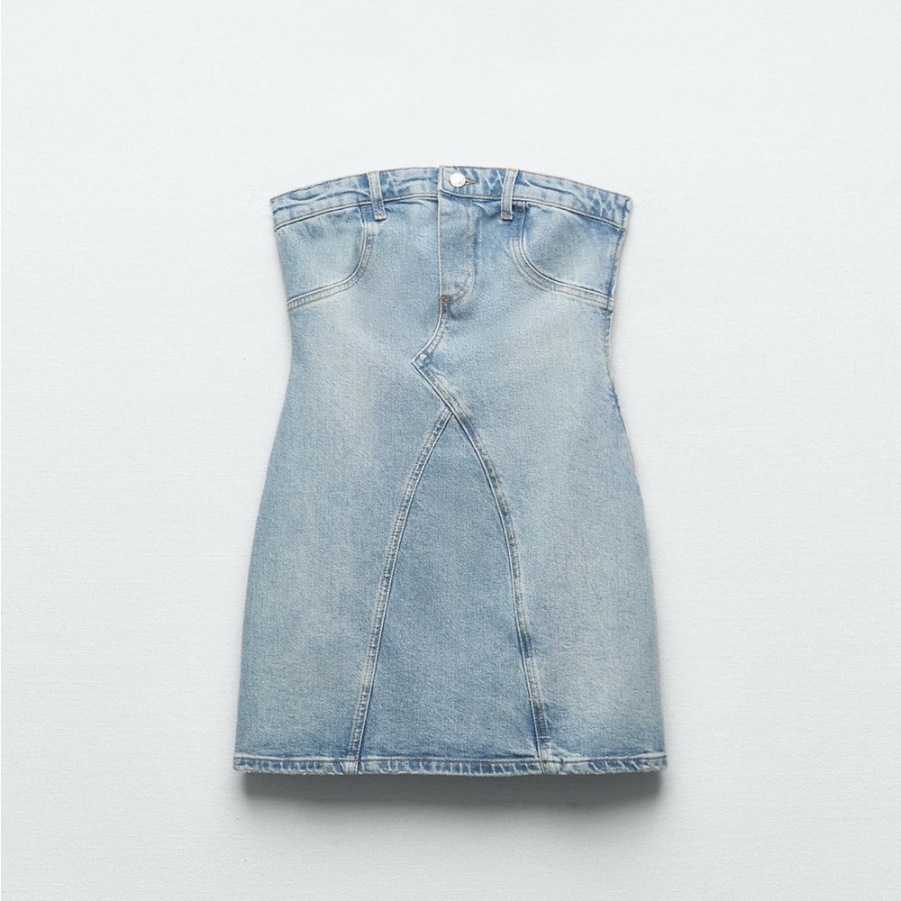 Stylish Light Blue Denim Dress